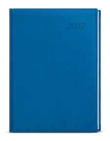 Täglicher Terminkalender - David - Vivella - A5 - Hellblau